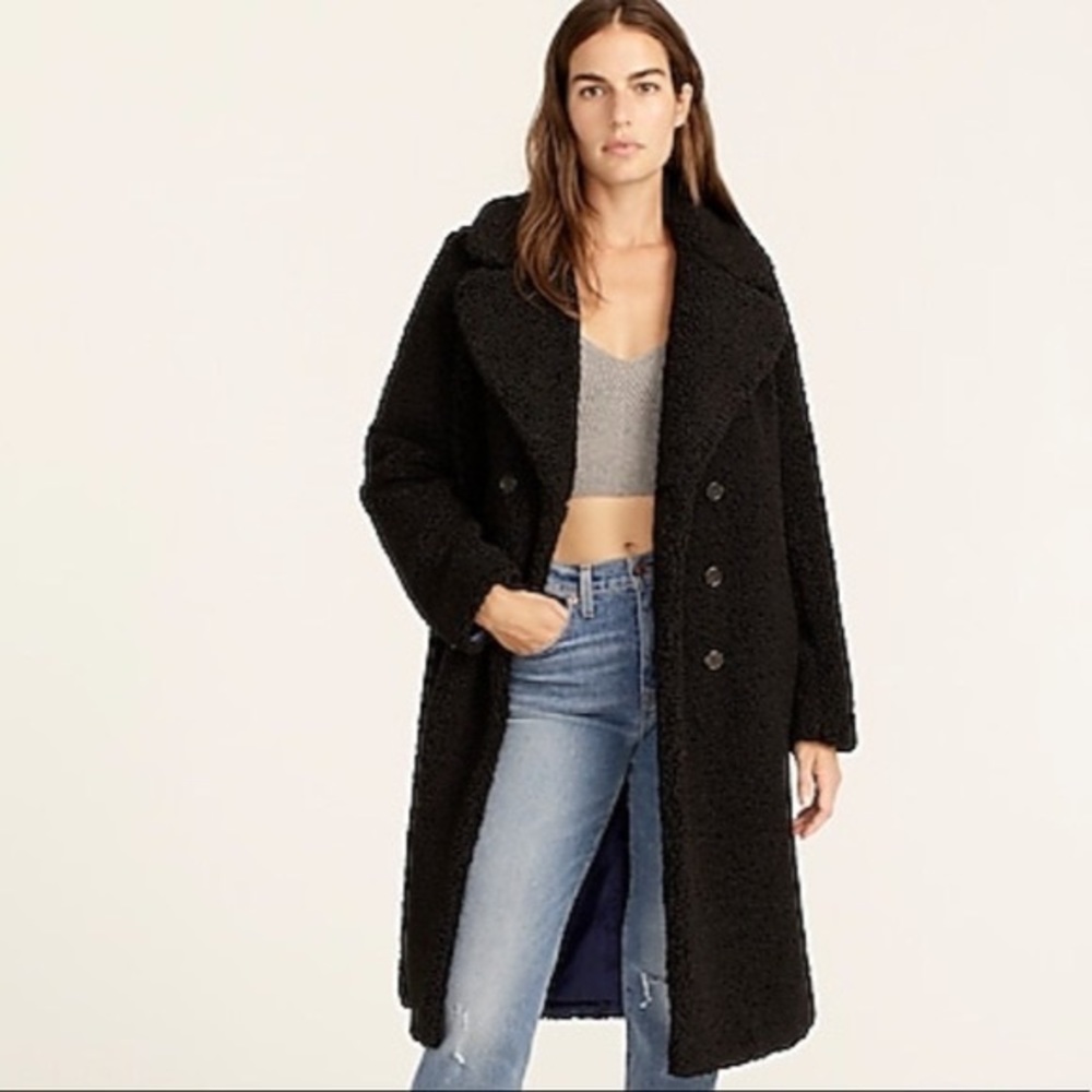 Sherpa Teddy Coat Jcrew